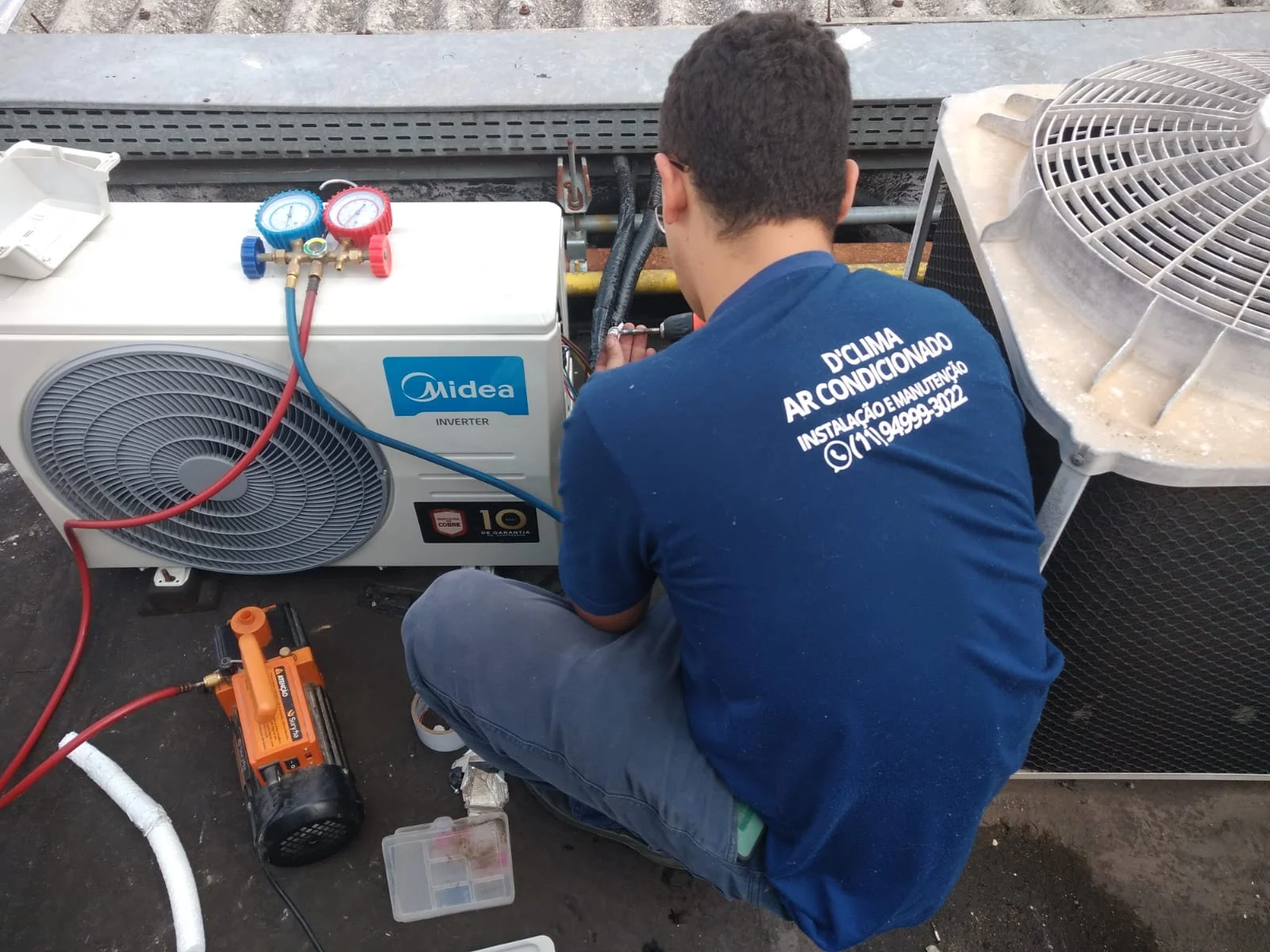 limpeza de ar condicionado